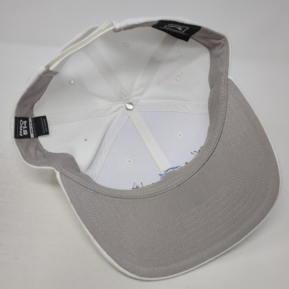 Guidepoint Security Strapback Baseball Cap White … - image 7